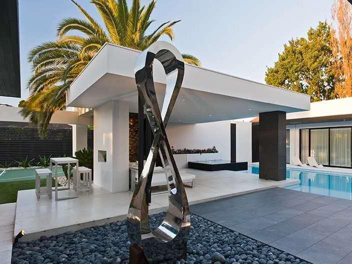 新中式不鏽鋼雕塑