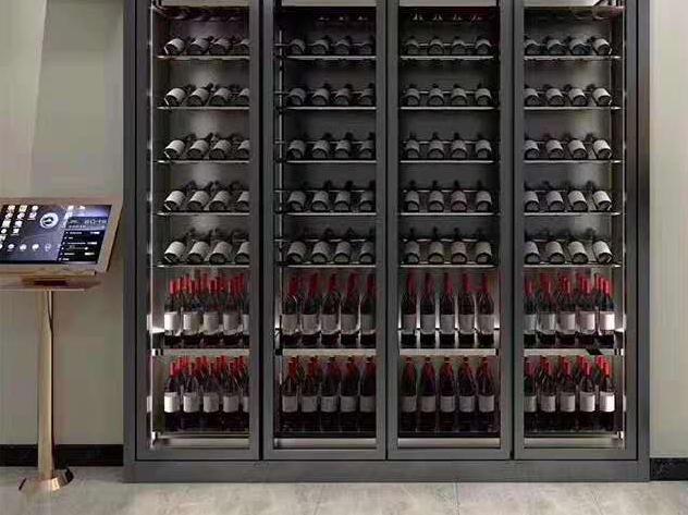 黑鈦色不鏽鋼酒櫃