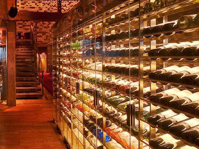 酒吧KTV高檔不鏽鋼酒櫃