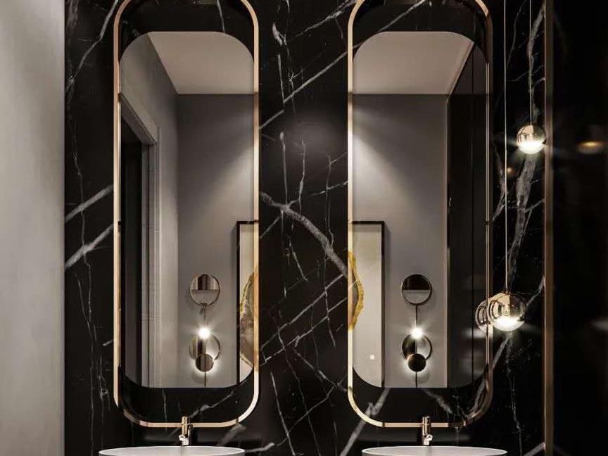 酒店洗手間不鏽鋼鏡框