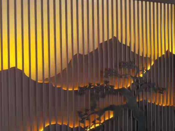 玫瑰金拉絲不鏽鋼隔斷