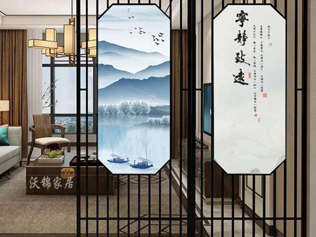 家用客廳不鏽鋼屏風花格隔斷