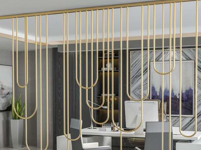 寫字樓辦公室不鏽鋼屏（píng）風隔斷（duàn）