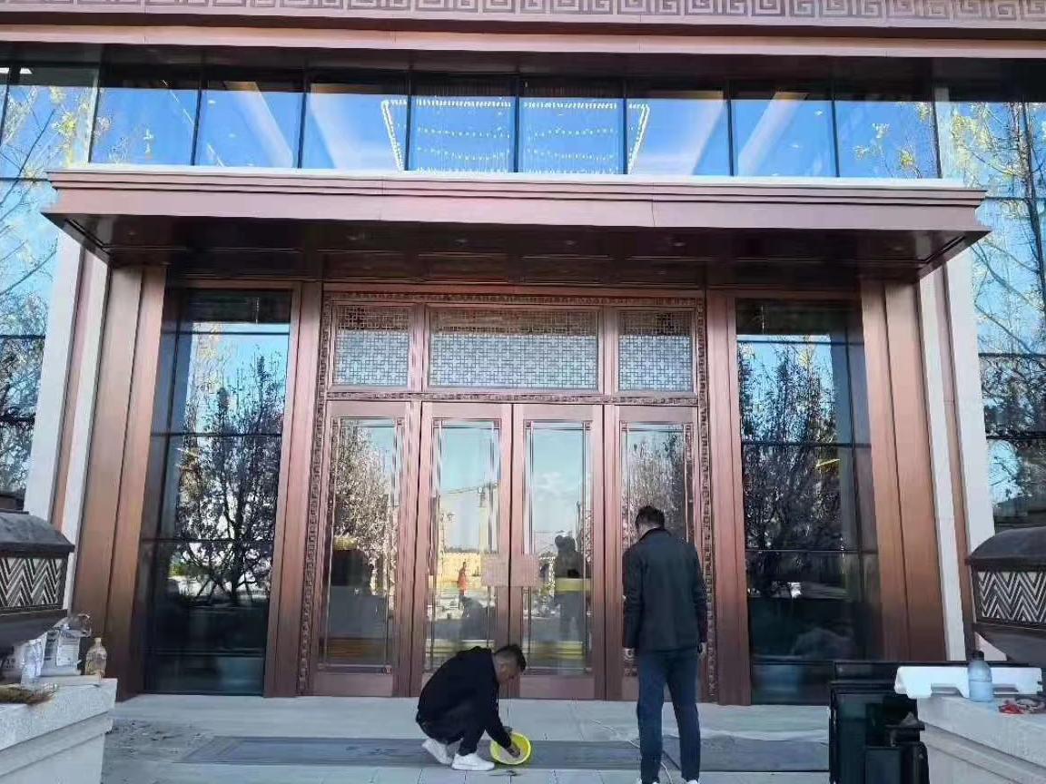 高端酒店不鏽（xiù）鋼玻璃門