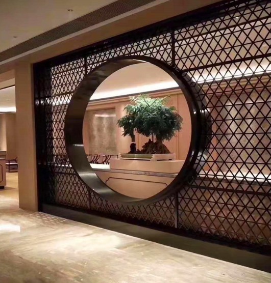 不鏽鋼屏風格柵讓空間利用率提高不少