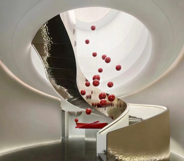 豐富多（duō）彩的——不鏽鋼（gāng）扶手樓梯