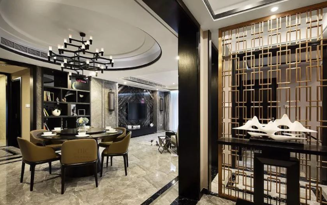 剛（gāng）柔兼濟，不鏽鋼裝飾屏風的空間魅力！