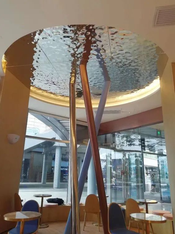 不鏽鋼裝飾——水波紋（wén）吊頂