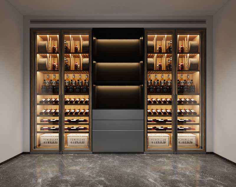 家用高檔不鏽鋼酒櫃