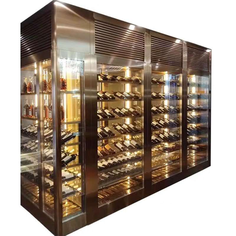 鈦金不鏽鋼酒櫃製作