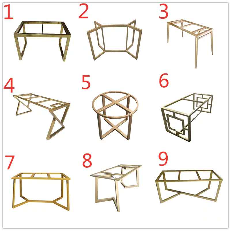 玫瑰金不鏽鋼茶幾架 玫瑰金不鏽鋼茶幾架