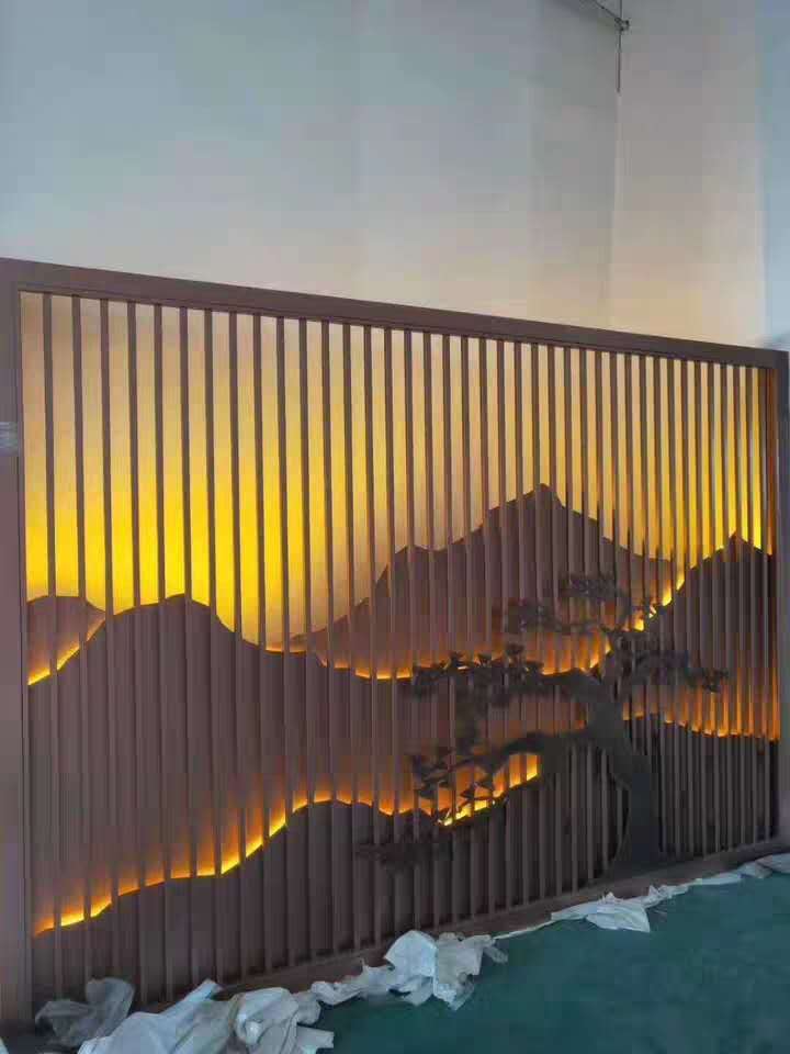 玫瑰金拉絲不鏽(xiù)鋼隔斷 玫瑰金拉絲不鏽鋼隔斷(duàn)