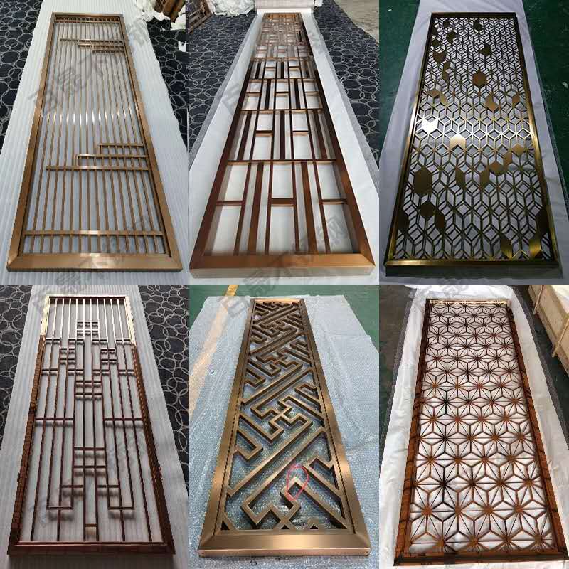 仿古銅（tóng）鋁格柵